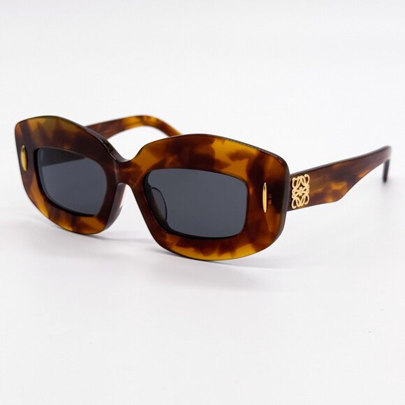 NEW LW40114F 53A, LOEWE SUNGLASSES HAVANA GREY main image 10